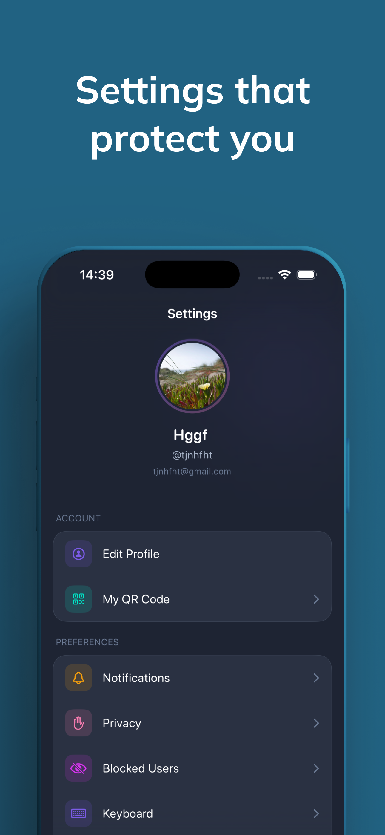 Cipheus - Settings that protect you
